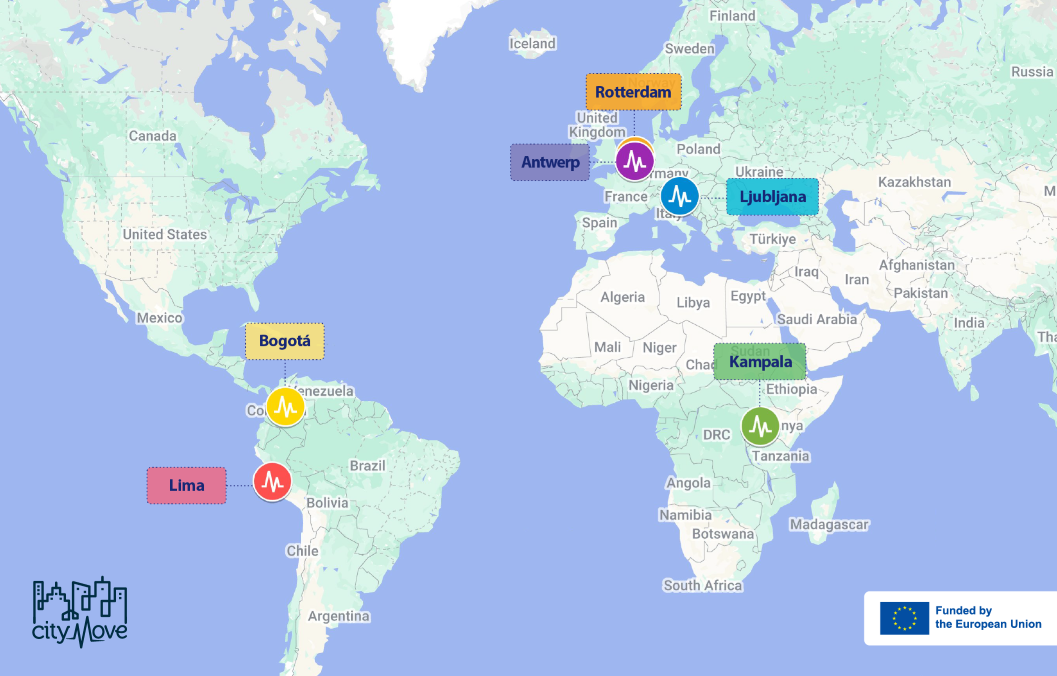 Cities map